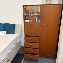 Load image into Gallery viewer, Vintage Tall Boy Wardrobe