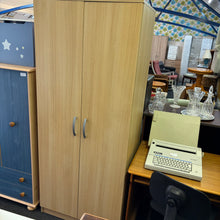Load image into Gallery viewer, Light Oak Effect 2 Door Wardrobe