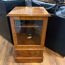 Load image into Gallery viewer, Yew 1 Door 1 Drawer Hifi Cabinet