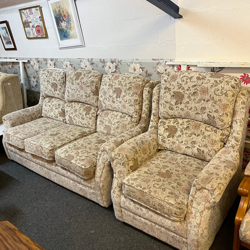 3 Seater Sofa and Armchair