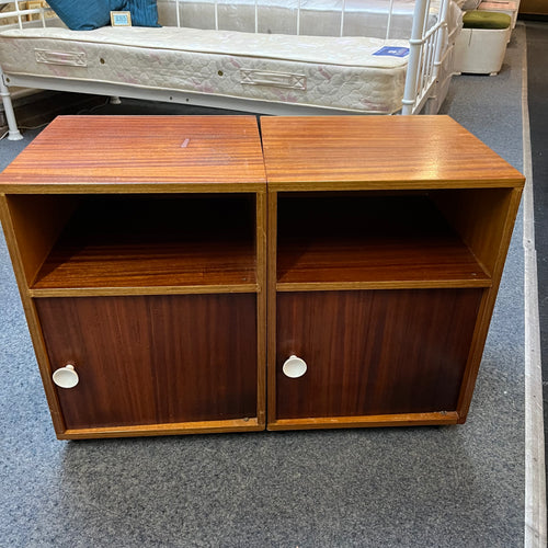 Pair of 1 Door Bedsides