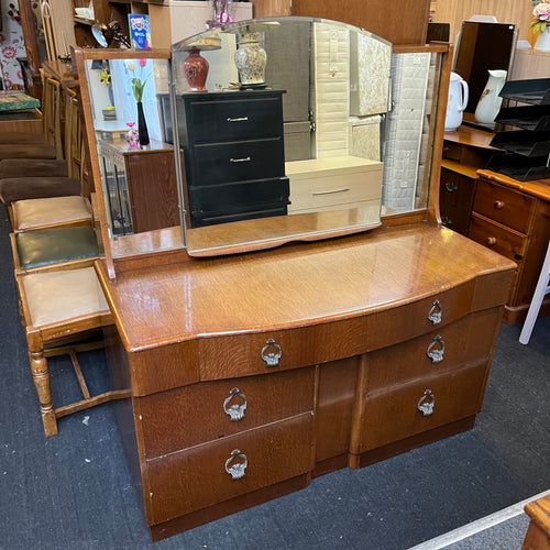 Art Deco Dressing Table with Mirror