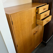 Load image into Gallery viewer, Mid Century Meredew Gentleman’s Wardrobe/Tallboy