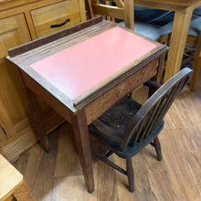 Load image into Gallery viewer, Vintage Child’s Wooden Desk and Spindle Back Chair