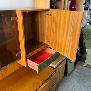 McIntosh Mid Century Teak Floating Sideboard/Wall Unit