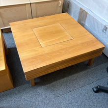 Load image into Gallery viewer, Large Square Oak Coffee Table