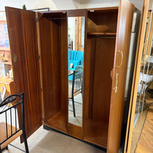Load image into Gallery viewer, 2 Door Mirrored Wardrobe with Key