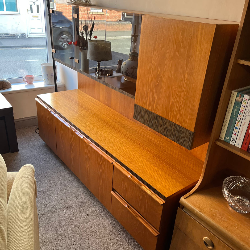 McIntosh Mid Century Teak Floating Sideboard/Wall Unit