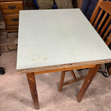 Load image into Gallery viewer, Formica 60’s Draw Leaf Kitchen Table with 2 Chairs