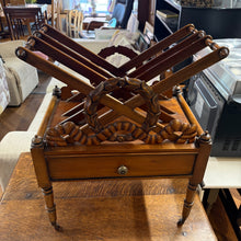 Load image into Gallery viewer, Regency Style Canterbury 1 Drawer Magazine Rack