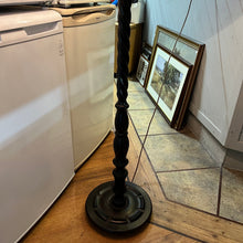 Load image into Gallery viewer, Dark Wood Barley Twist Floor Lamp
