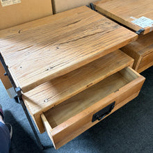 Load image into Gallery viewer, Pair of Rustic 1 Drawer Bedsides/Side Tables