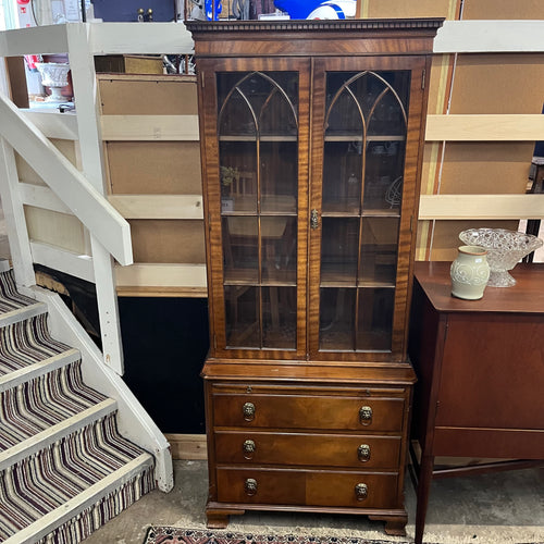 Vintage 3 Drawer Bookcase/Work Desk