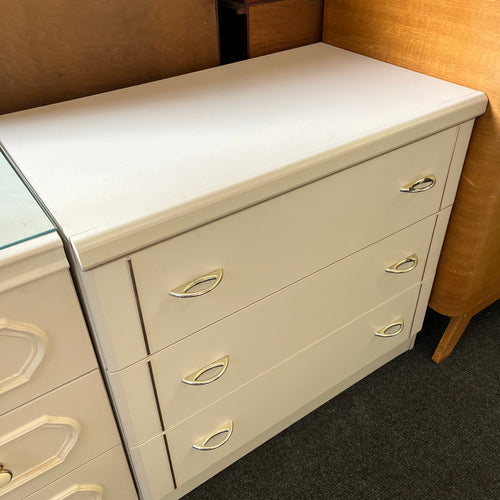White 3 Drawer Chest