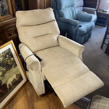 Load image into Gallery viewer, Cream Fabric Rise and Recline Chair