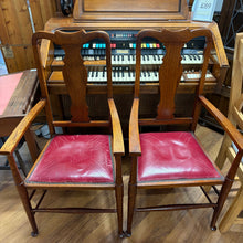 Load image into Gallery viewer, Pair of Vintage Carver Chairs