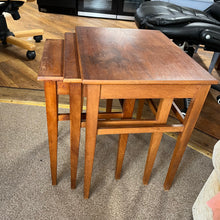 Load image into Gallery viewer, Vintage Mid Century Herbert E Gibbs Nest of 3 Tables