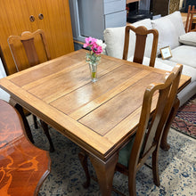 Load image into Gallery viewer, Vintage Draw Leaf Table with 3 Chairs