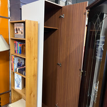 Load image into Gallery viewer, Tall White 1 Door Slim Wardrobe