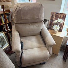 Load image into Gallery viewer, Beige Fabric Rise and Recline Chair