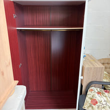 Load image into Gallery viewer, White Ornate 2 Door Wardrobe