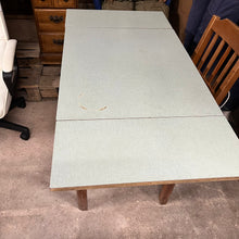 Load image into Gallery viewer, Formica 60’s Draw Leaf Kitchen Table with 2 Chairs