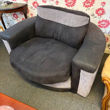 Load image into Gallery viewer, Grey and Black Swivel Chair