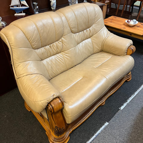 Leather 2 Seater Sofa