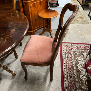 Round Ornate Dining Table and 4 Chairs