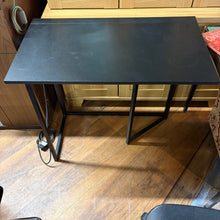 Load image into Gallery viewer, Folding Black Desk with Chair