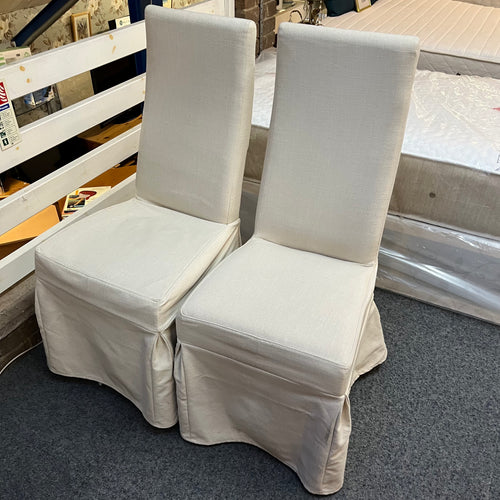 Pair of Highback Dining/Bedroom Chairs.