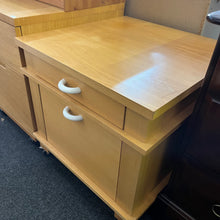 Load image into Gallery viewer, 2 Drawer Oak Unit