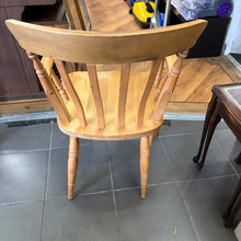 Load image into Gallery viewer, Pair of Solid Pine Farmhouse Carver Chairs