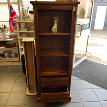 Load image into Gallery viewer, Tall Sheesham 2 Drawer Bookcase
