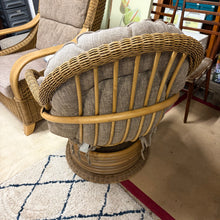 Load image into Gallery viewer, Wicker Swivel Conservatory Chair