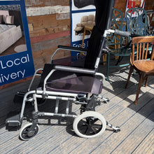 Load image into Gallery viewer, Greencare Highback Folding Transit Wheelchair