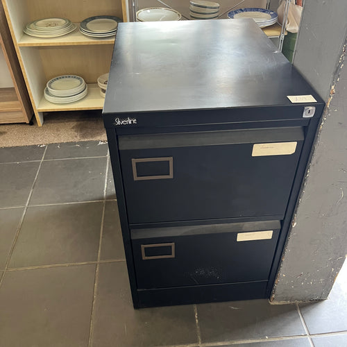 Silverline  2 Drawer Metal Filing Cabinet