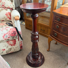 Load image into Gallery viewer, Solid Wood Carved Plant/Lamp Stand