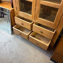 Load image into Gallery viewer, Solid Wood Rustic 4 Drawer Display Cabinet
