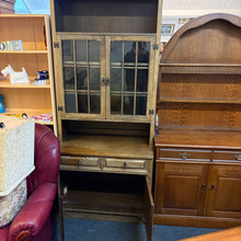 Load image into Gallery viewer, Vintage Tall Oak Display Unit