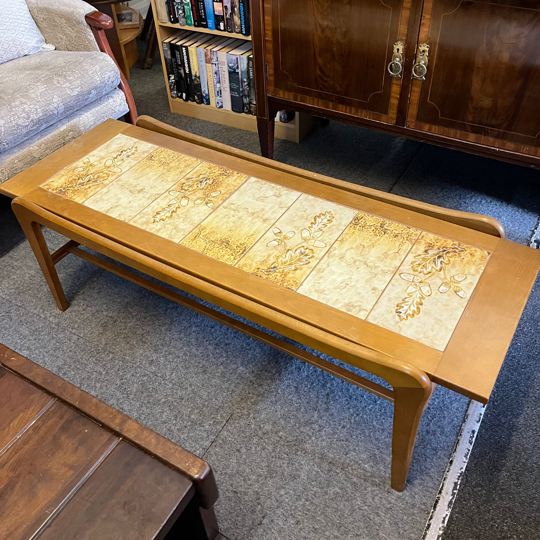 Mid Century Tile Top Coffee Table
