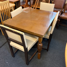 Load image into Gallery viewer, Vintage Draw Leaf Table and 4 Chairs
