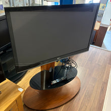 Load image into Gallery viewer, LG 42” TV with Remote and Wood and Glass TV Stand