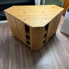 Load image into Gallery viewer, Solid Pine Corner TV Unit