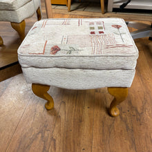 Load image into Gallery viewer, Wingback Armchair with Footstool