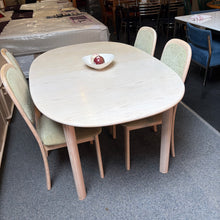 Load image into Gallery viewer, G Plan Limed Oak Extending Dining Table and 4 Chairs