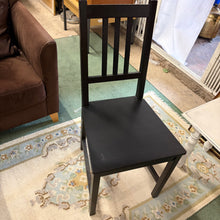 Load image into Gallery viewer, IKEA Black Dining Table and 2 Chairs