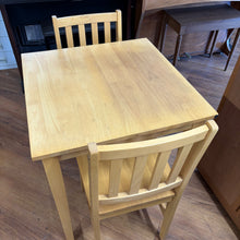 Load image into Gallery viewer, Light Oak Table and 2 Chairs