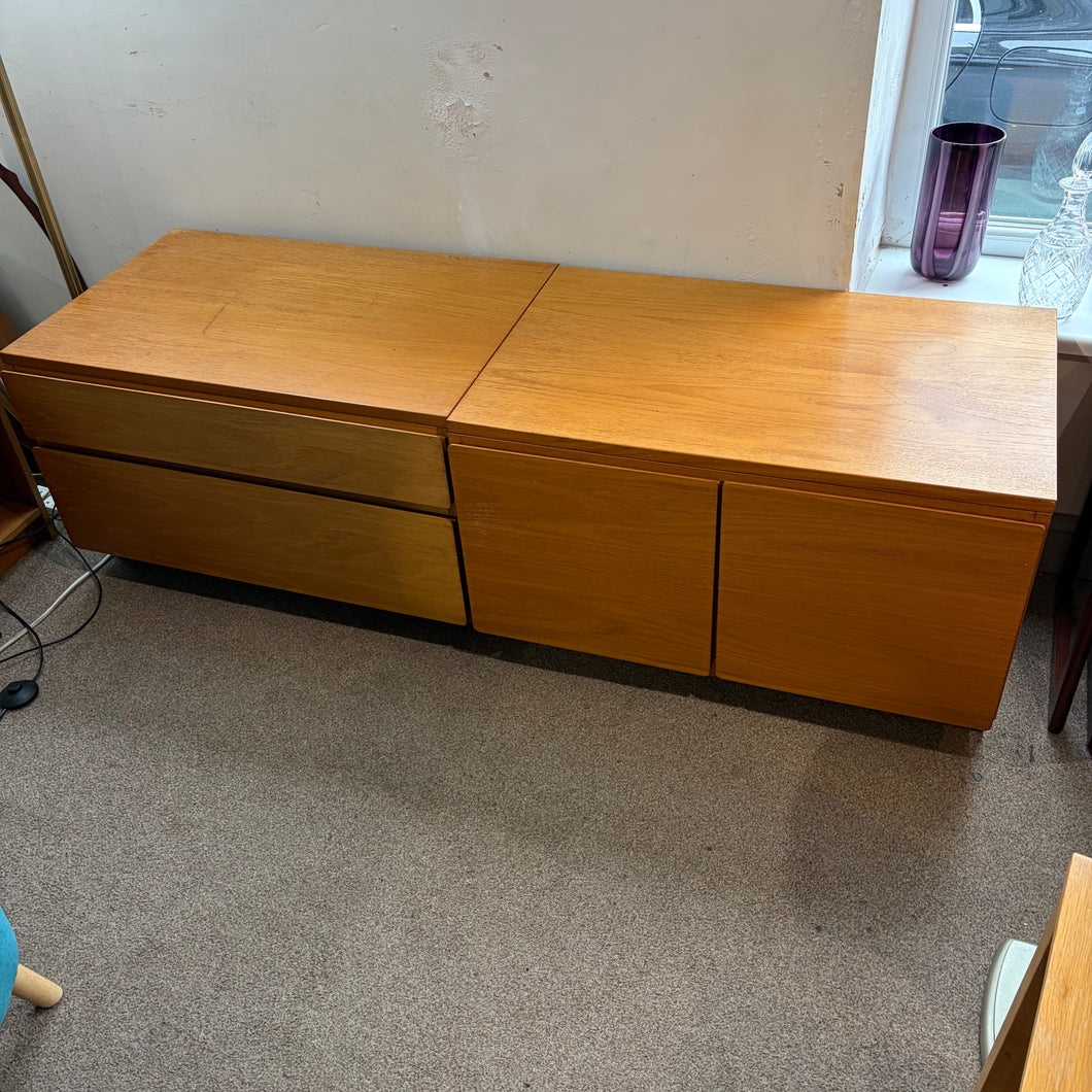 Mid Century Beaver & Tapley Teak Low Sideboard/Entertainment Units
