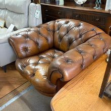 Load image into Gallery viewer, Tetrad Oskar Chesterfield Tan Brown Leather Armchair